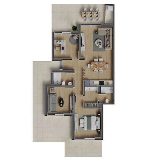 Apartamento T1 para Venda em Estômbar e Parchal Planta 1