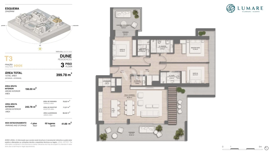 Apartamento T3 para Venda em Quarteira Foto 34