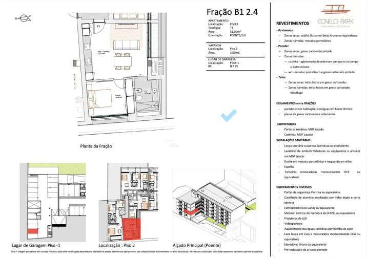Apartamento T2 para Venda em Paranhos Foto 11