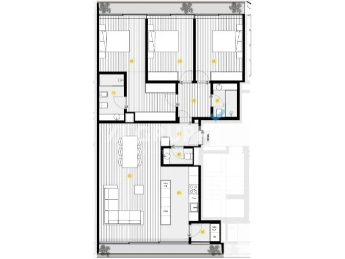 Apartamento T3 para Venda em Canidelo Foto 13