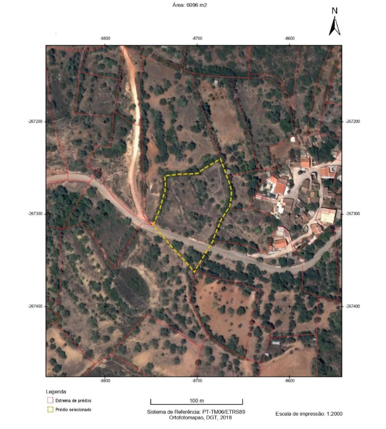 Terreno Agricola ou Rústico para Venda em São Bartolomeu de Messines Planta 2