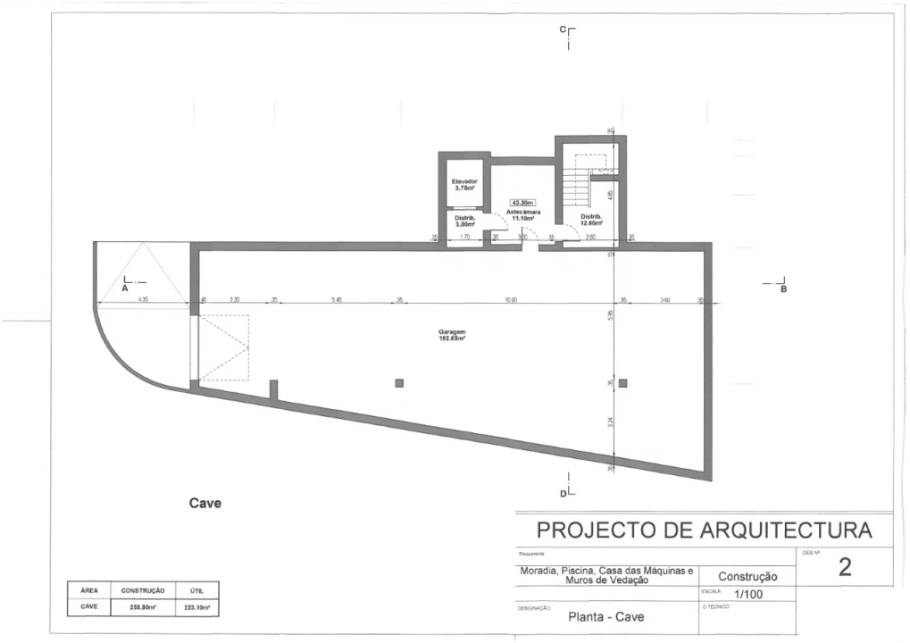 Terreno para Venda em Albufeira e Olhos de Água Planta 2