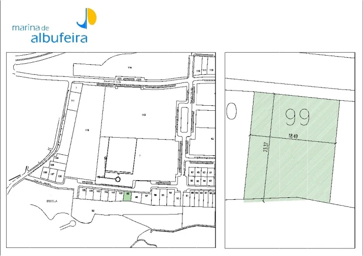 Moradia T3 para Venda em Albufeira e Olhos de Água Planta 1
