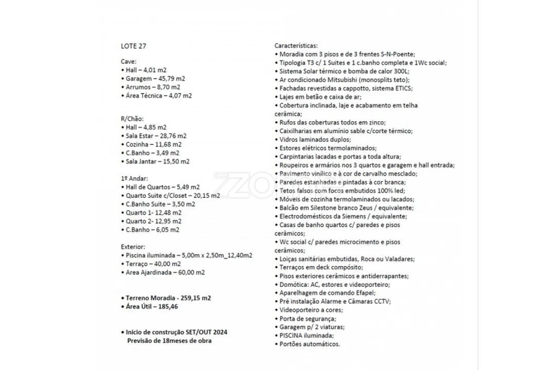 Moradia T3 para Venda em Mafamude e Vilar do Paraíso Foto 26