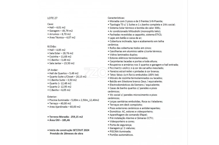 Moradia T3 para Venda em Mafamude e Vilar do Paraíso Foto 26