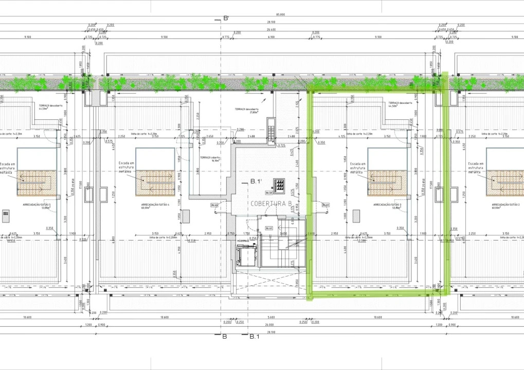 Apartamento T3 para Venda em Marrazes e Barosa Planta 2