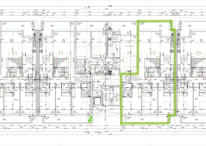 Apartamento T3 para Venda em Marrazes e Barosa Planta 1