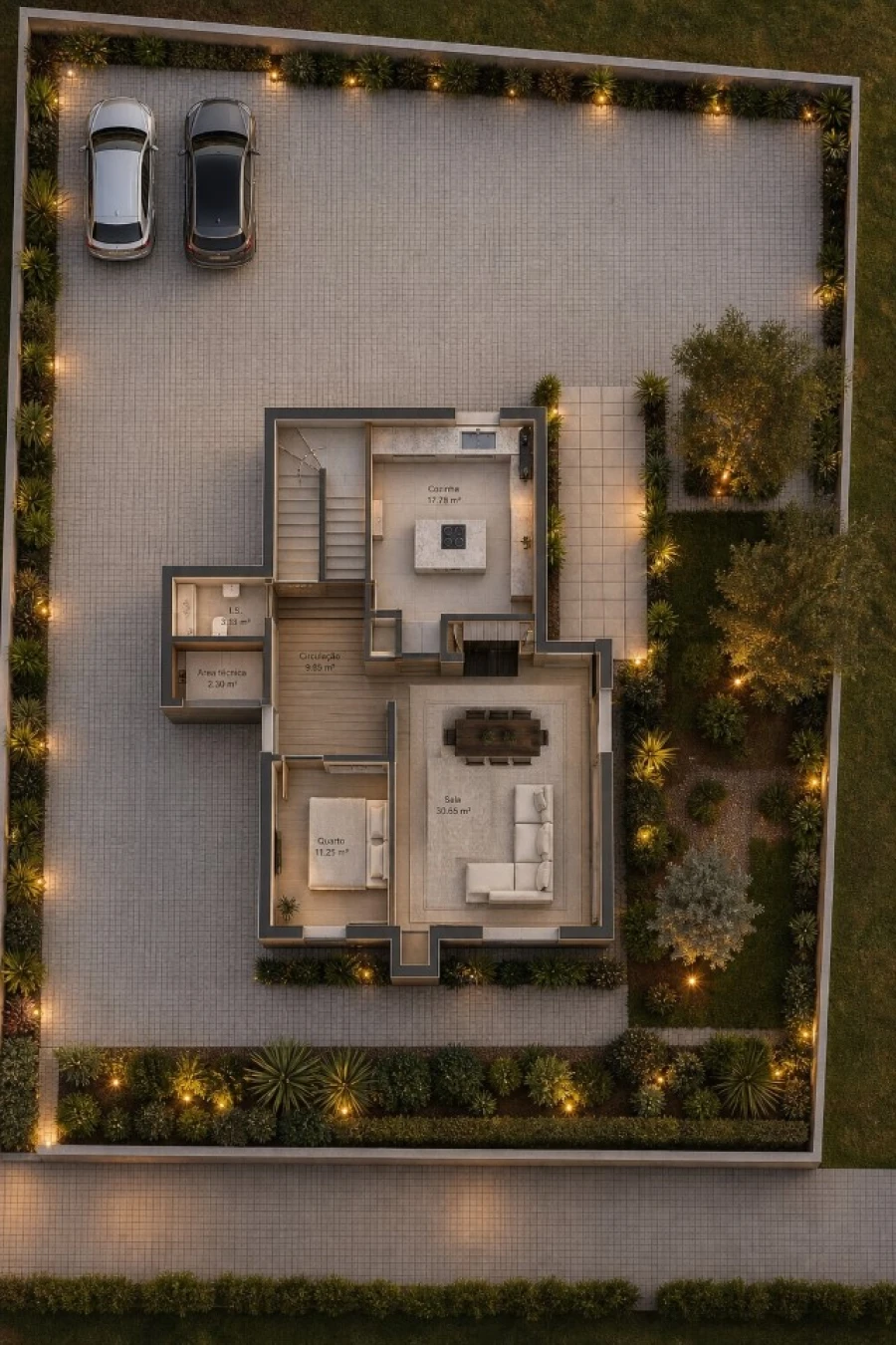 Moradia T4 para Venda em Palmeira Planta 3