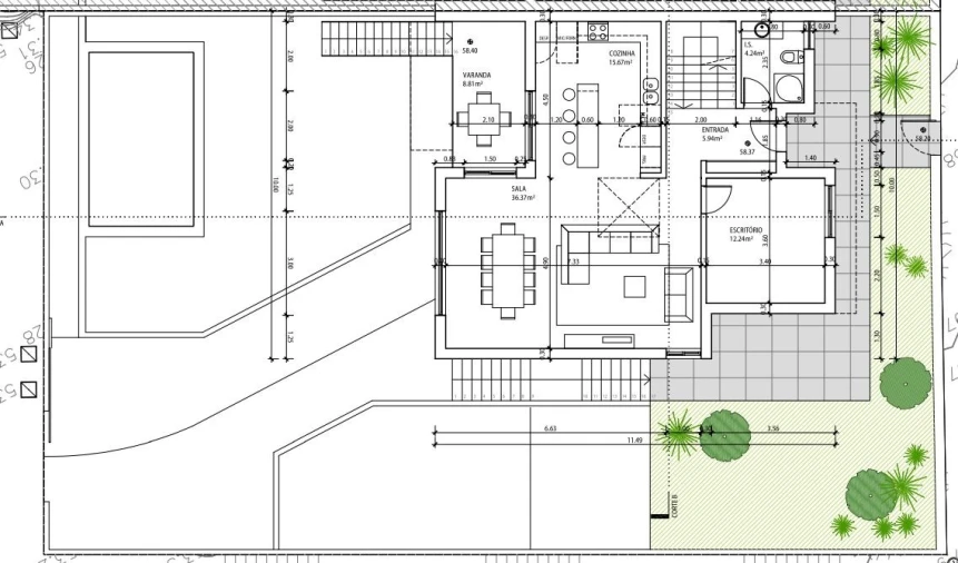 Moradia T3 para Venda em Corroios Planta 2