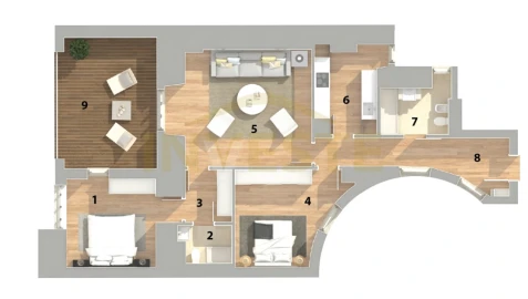 Apartamento T2 para Venda em Santo António
