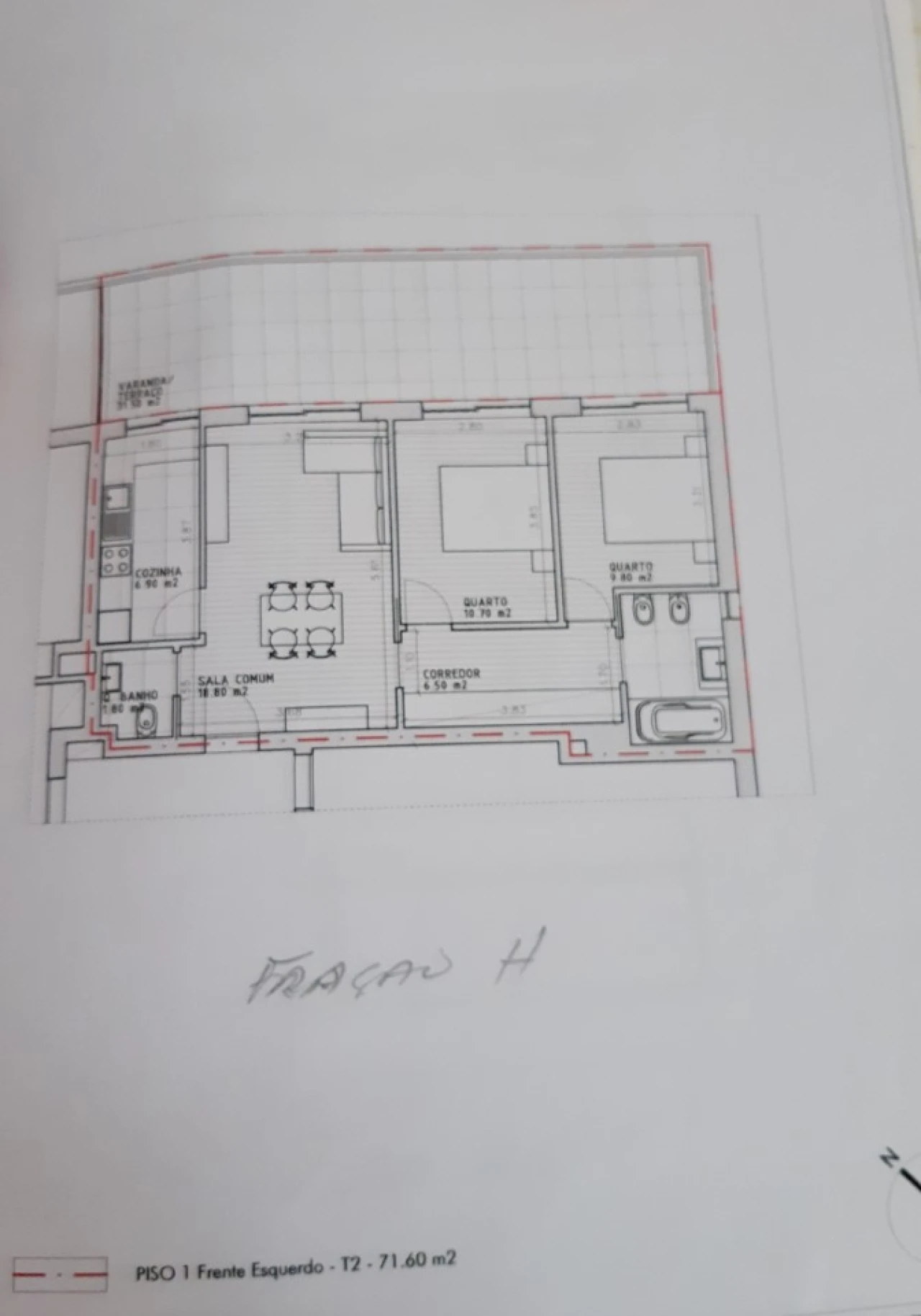 Apartamento T2 para Venda em Mafamude e Vilar do Paraíso Foto 3