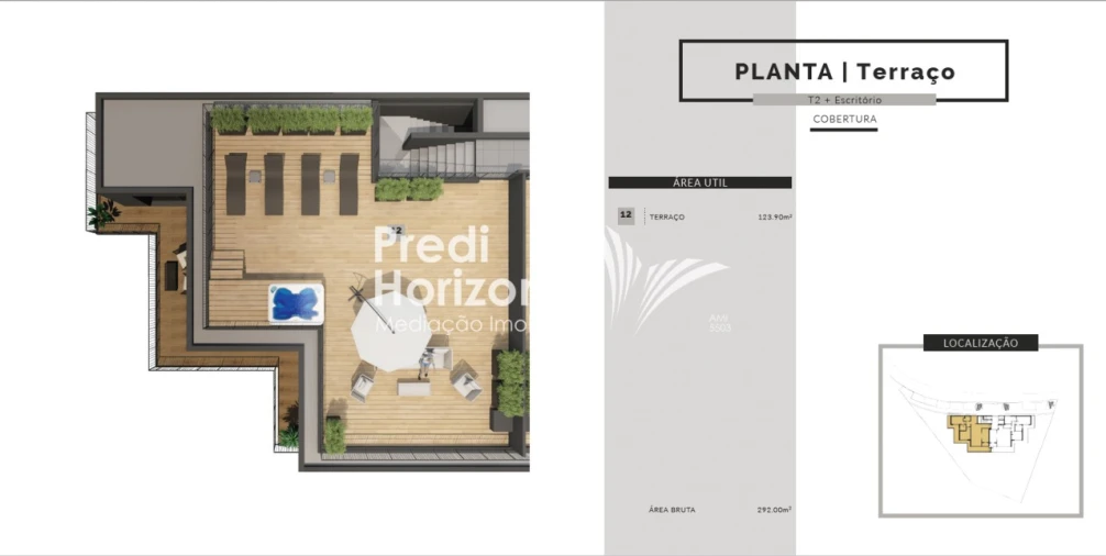 Apartamento T2 para Venda em São Martinho Planta 2