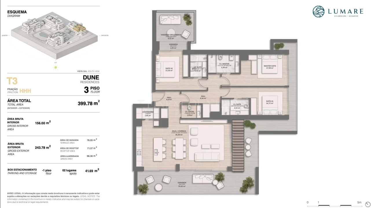 Apartamento T3 para Venda em Quarteira Foto 22