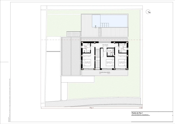 Moradia T4 para Venda em Aljezur Planta 1