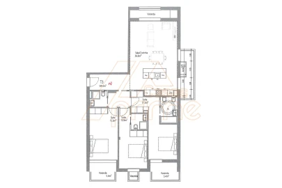 Apartamento T3 para Venda em Santo Antonio dos Olivais