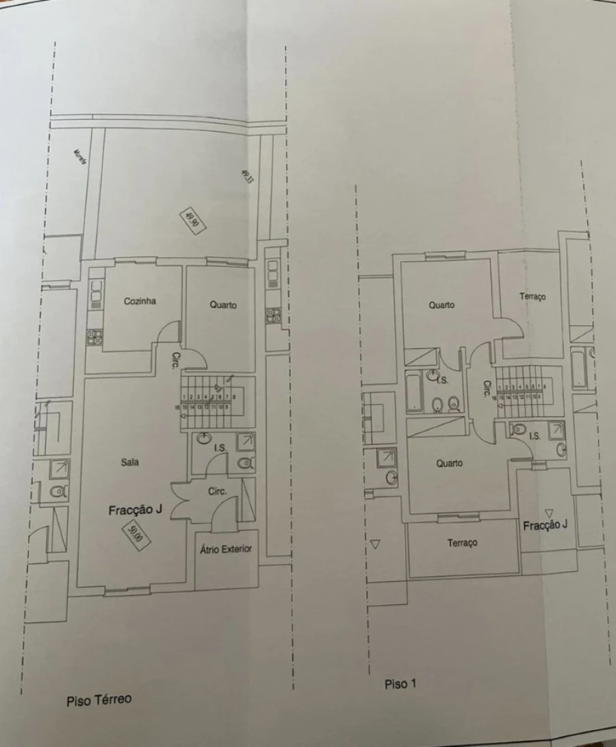 Moradia T3 para Venda em Aljezur Planta 1