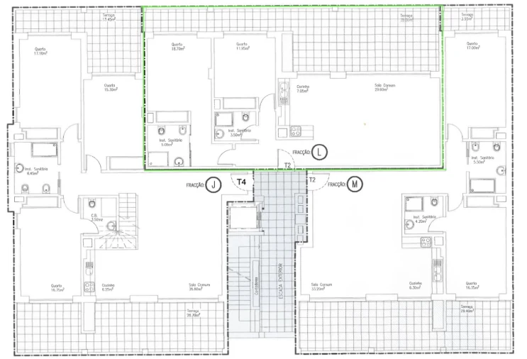 Apartamento T2 para Venda em Lagos (São Sebastião e Santa Maria) Planta 6