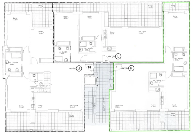 Apartamento T2 para Venda em Lagos (São Sebastião e Santa Maria) Planta 7
