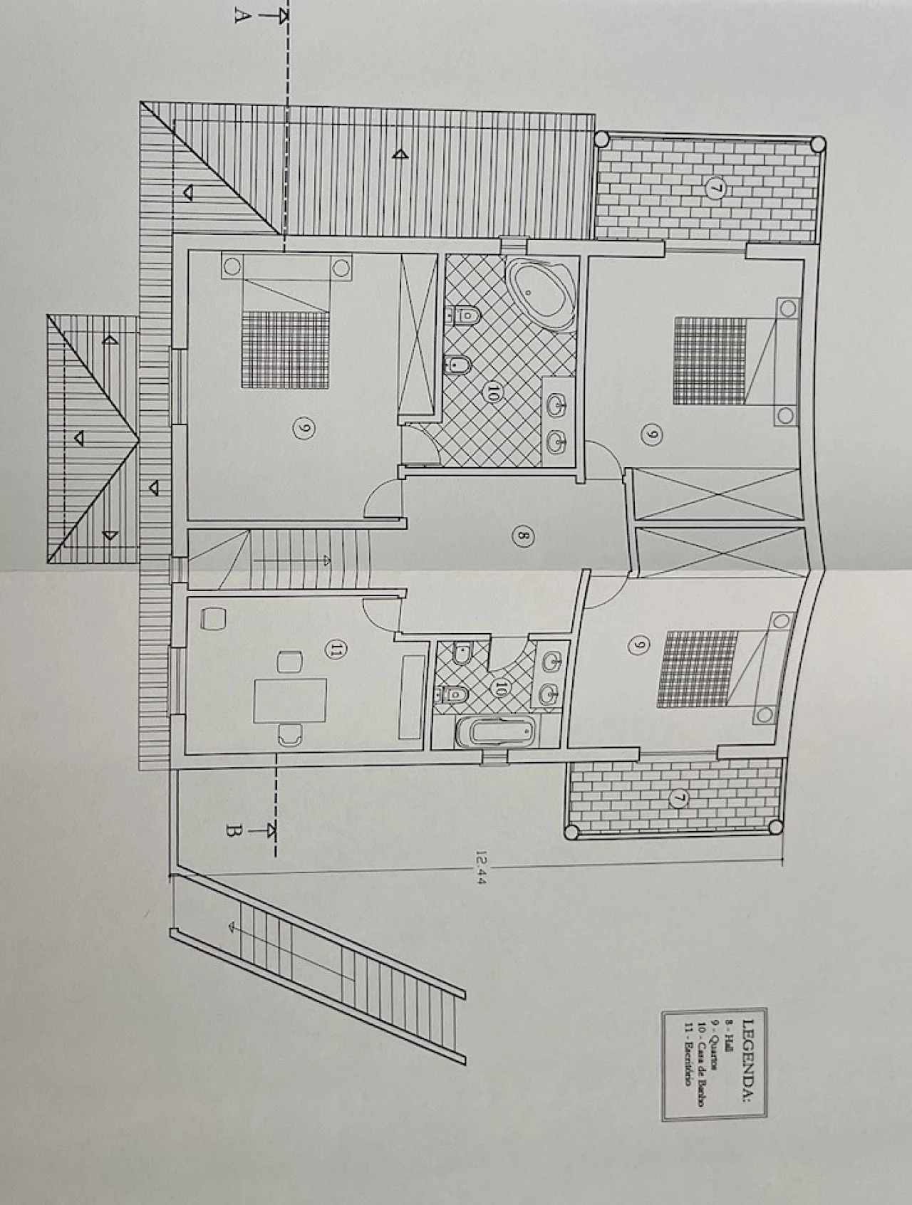 Moradia T3 para Venda em Lagos (São Sebastião e Santa Maria) Planta 2