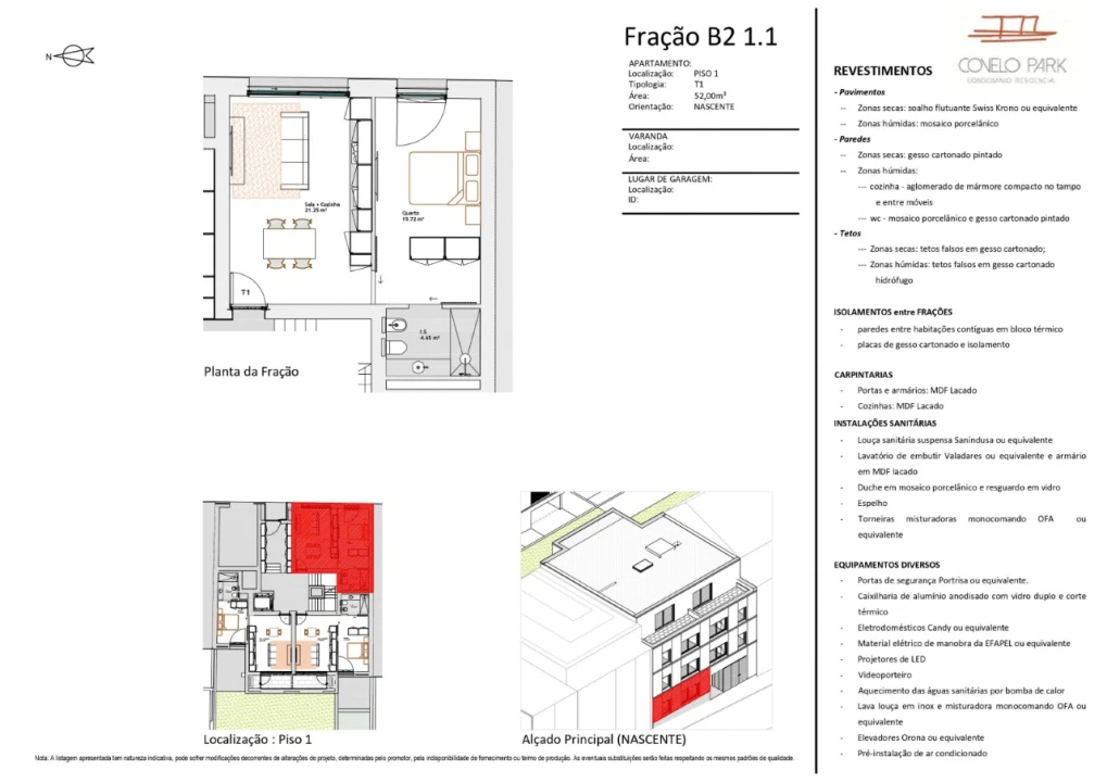 Apartamento T1 para Venda em Paranhos Foto 19