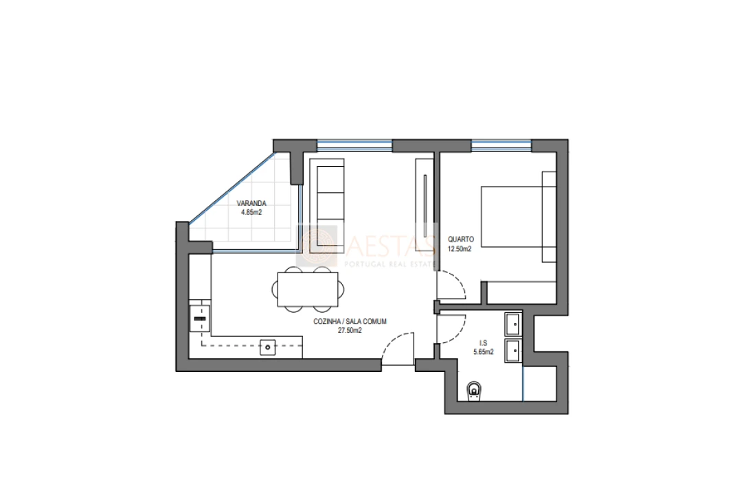 Apartamento T1 para Venda em Alvor Foto 10