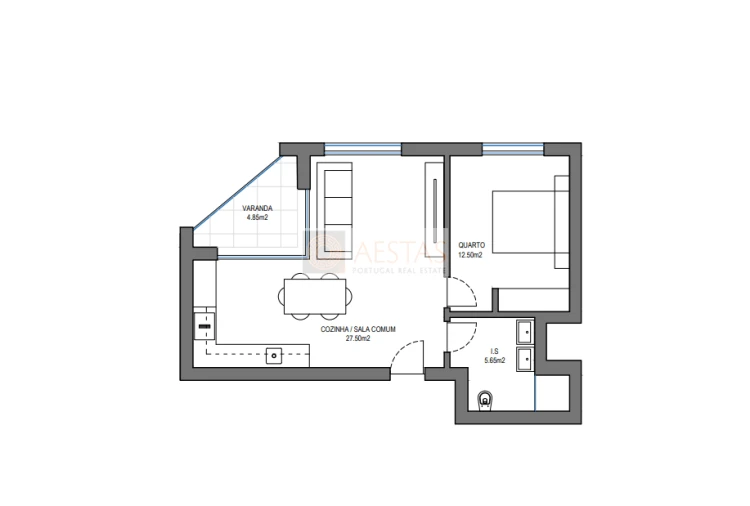 Apartamento T1 para Venda em Alvor Foto 10