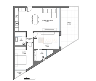 Apartamento T2 para Venda em Alvor