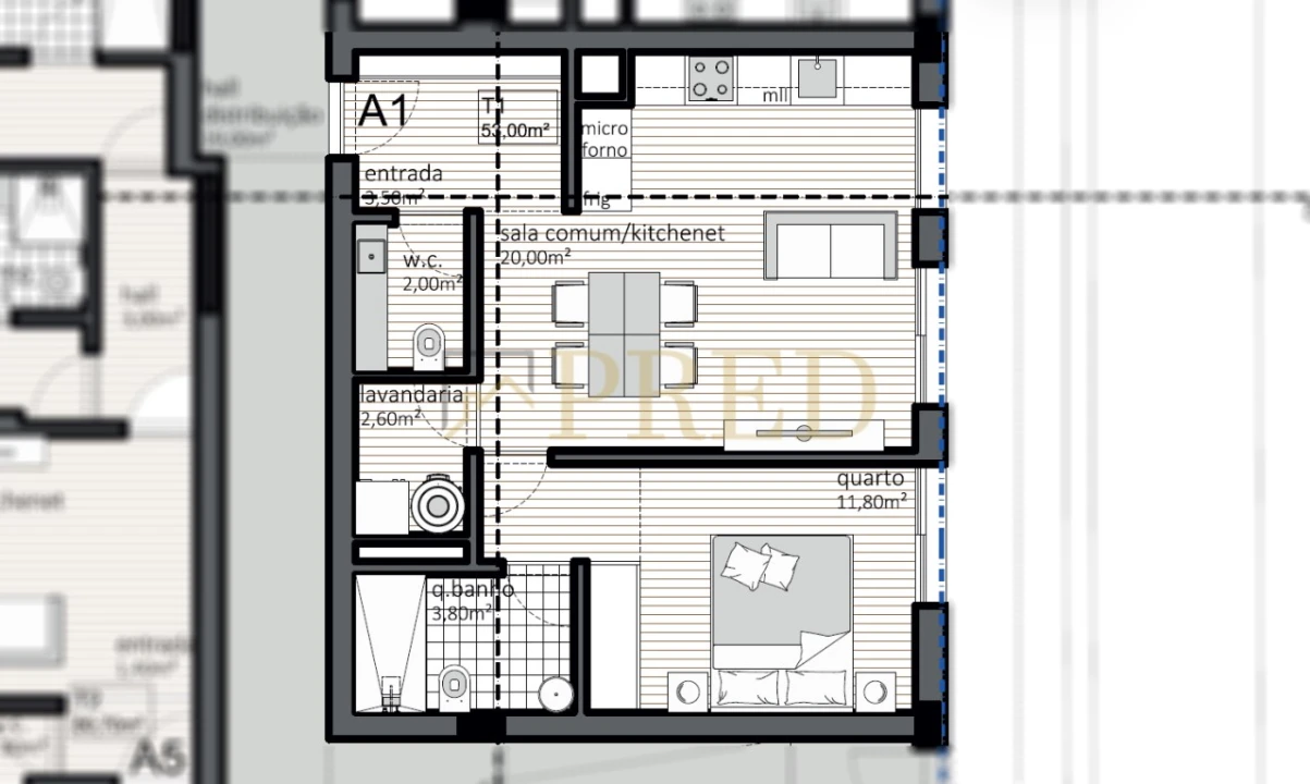 Apartamento T1 para Venda em Matosinhos e Leça da Palmeira Foto 7