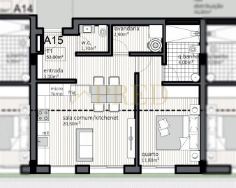 Apartamento T1 para Venda em Matosinhos e Leça da Palmeira