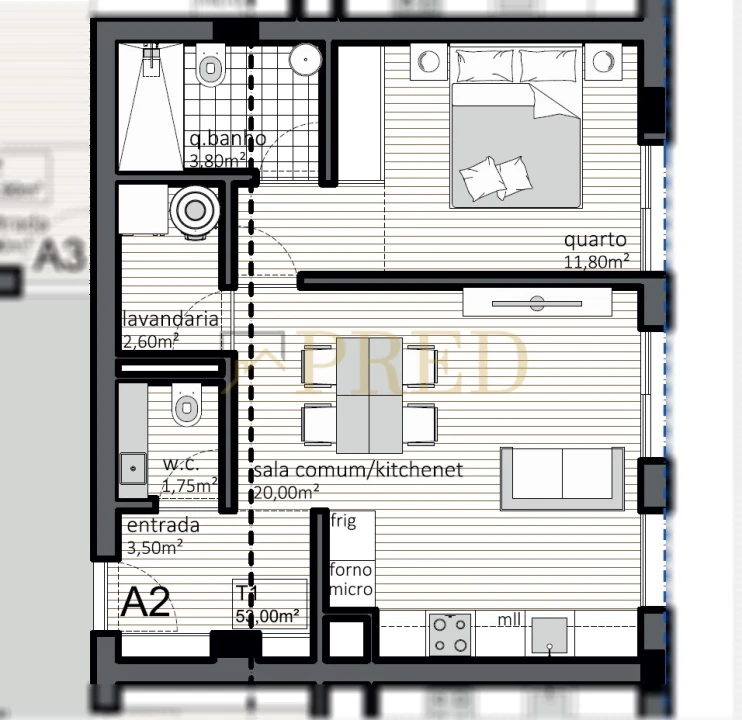 Apartamento T1 para Venda em Matosinhos e Leça da Palmeira Foto 7