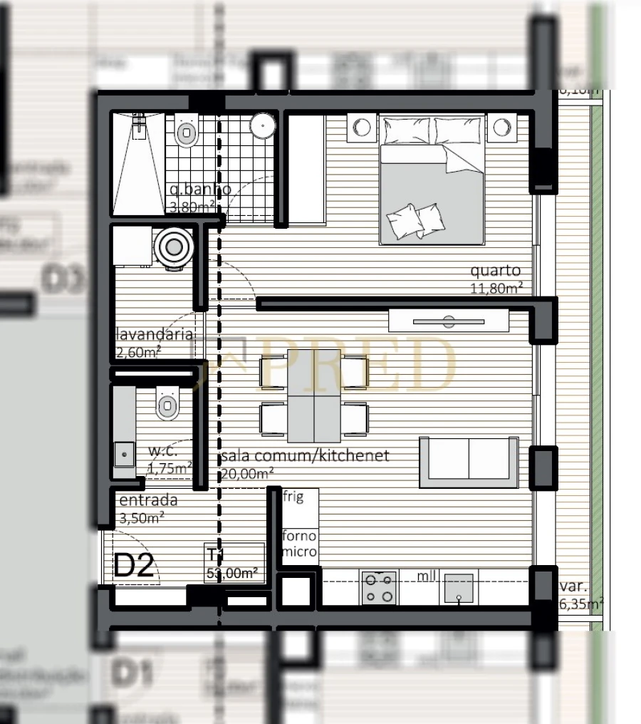 Apartamento T1 para Venda em Matosinhos e Leça da Palmeira Foto 7