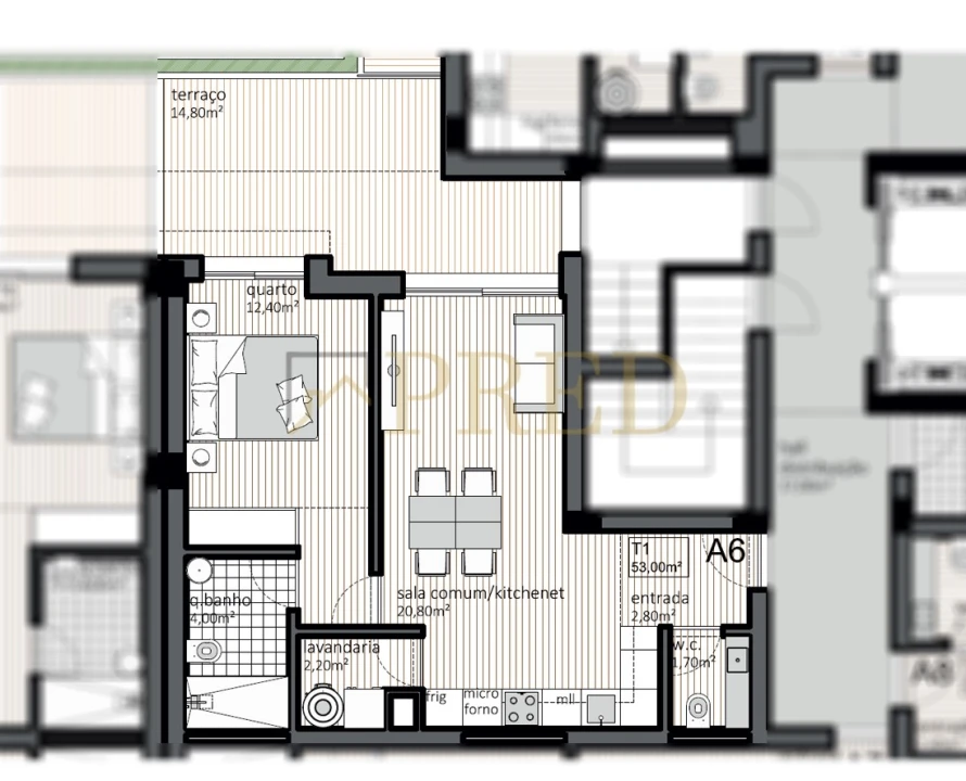 Apartamento T1 para Venda em Matosinhos e Leça da Palmeira Foto 7