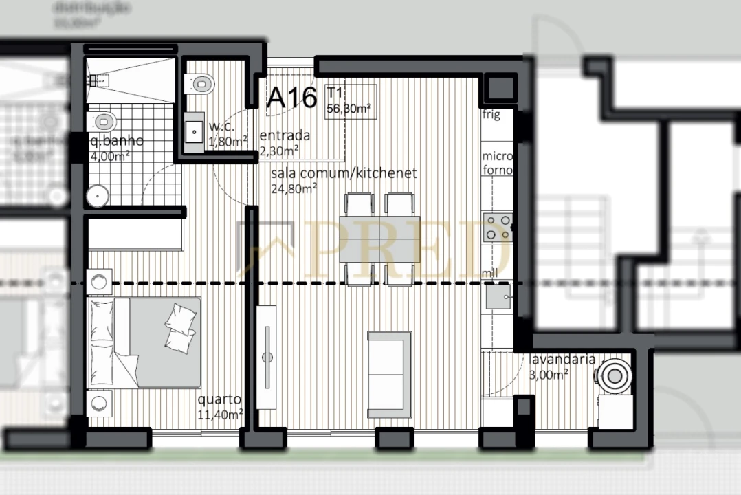 Apartamento T1 para Venda em Matosinhos e Leça da Palmeira Foto 7