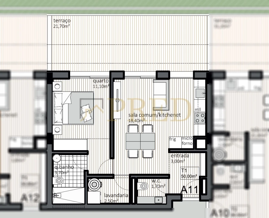 Apartamento T1 para Venda em Matosinhos e Leça da Palmeira Foto 7