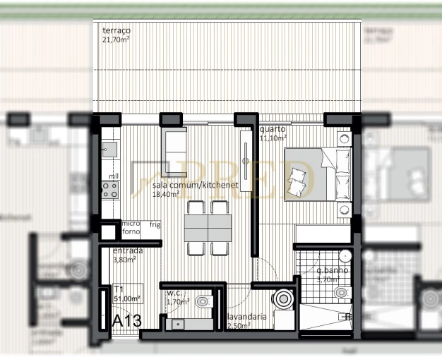 Apartamento T1 para Venda em Matosinhos e Leça da Palmeira Foto 7