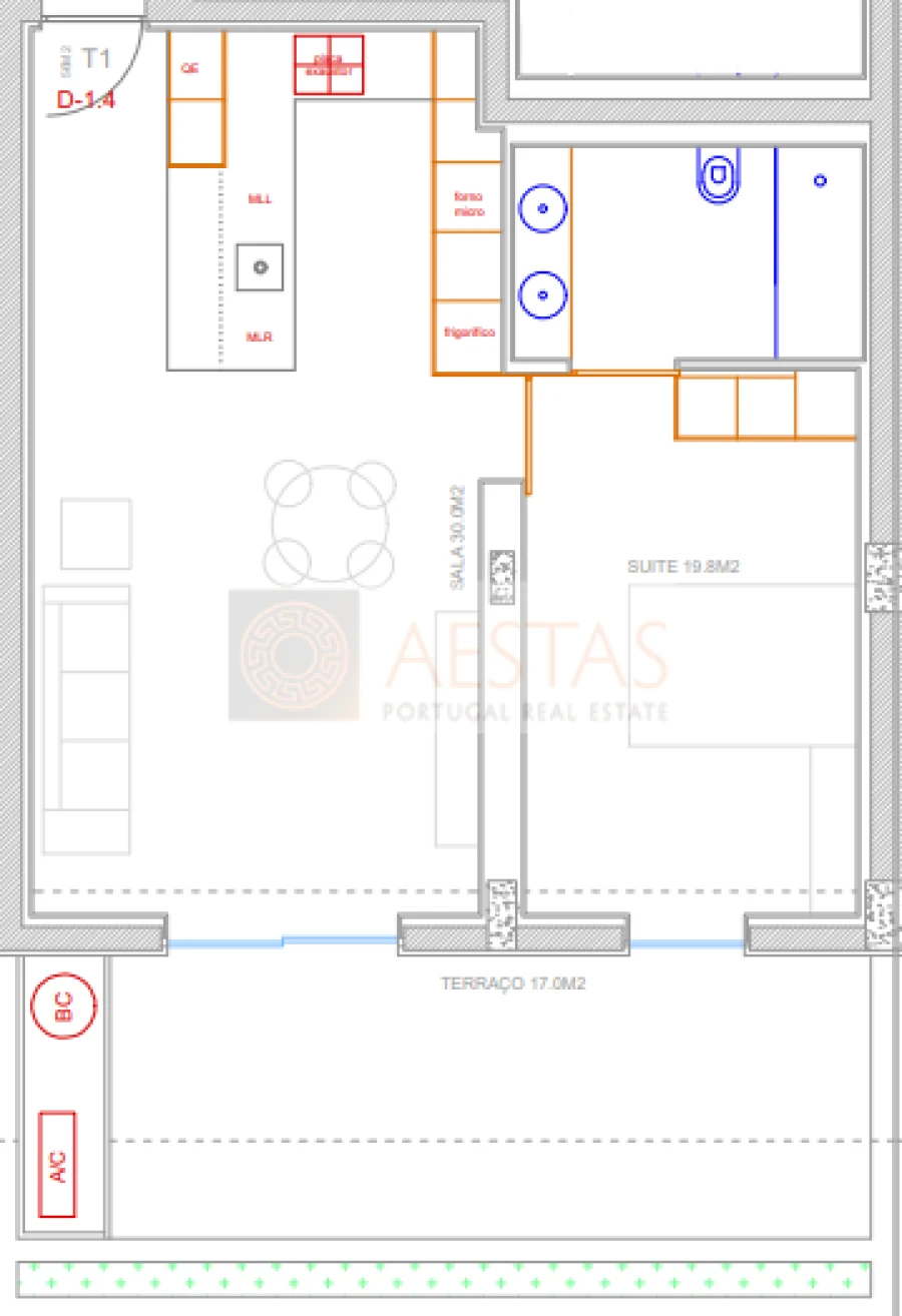 Apartamento T1 para Venda em Costa Foto 16