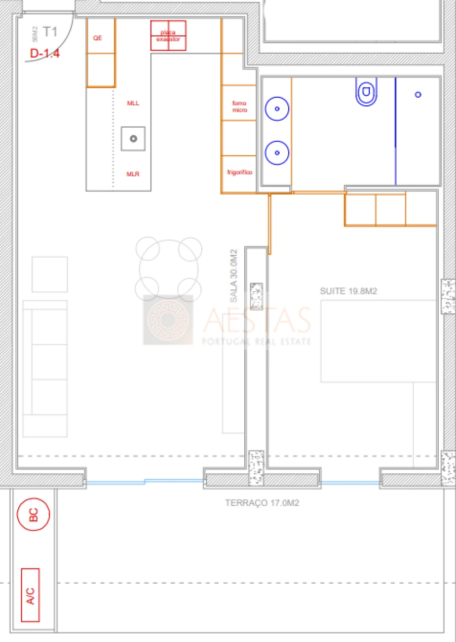 Apartamento T1 para Venda em Costa Foto 16
