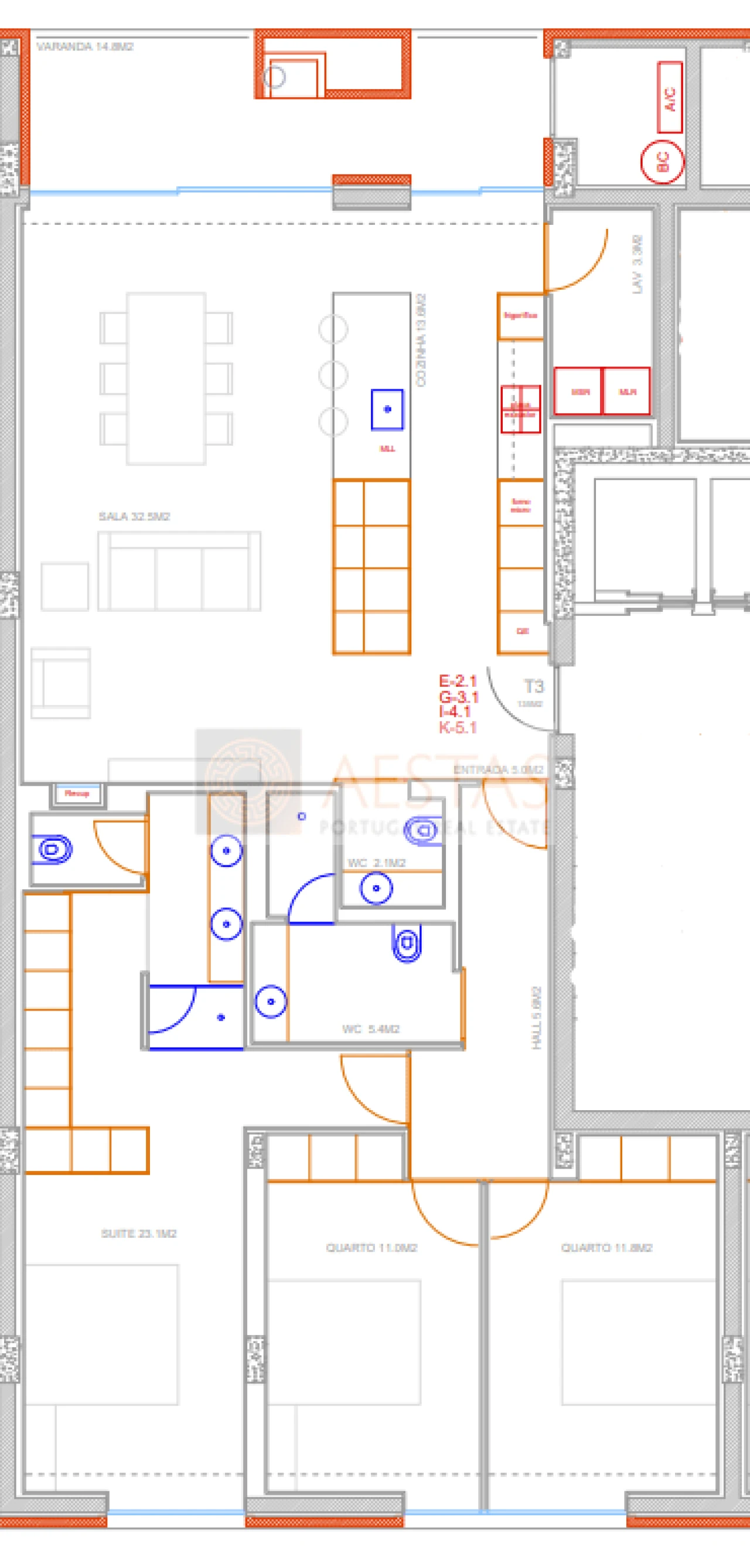 Apartamento T3 para Venda em Costa Foto 16