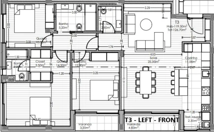 Apartamento T3 para Venda em Aguas Santas