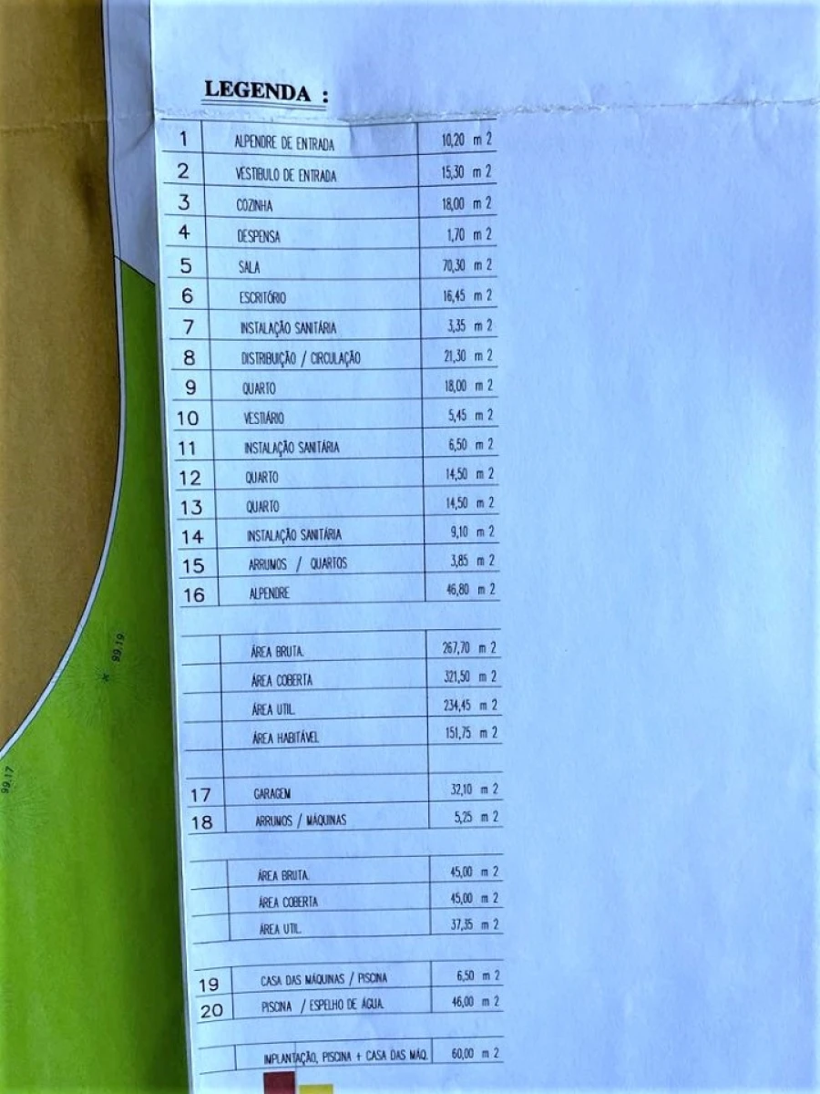 Quinta T4 para Venda em Santo Estêvão Planta 2