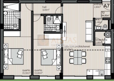 Apartamento T2 para Venda em Matosinhos e Leça da Palmeira