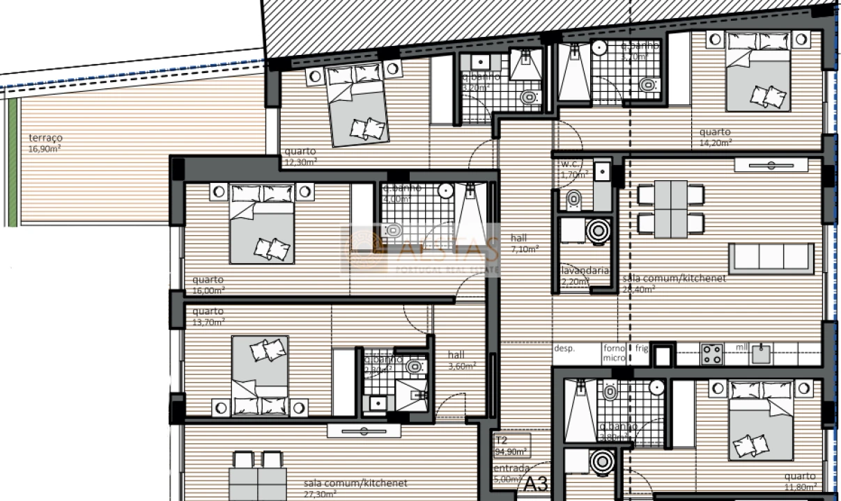 Apartamento T2 para Venda em Matosinhos e Leça da Palmeira Foto 11
