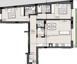 Apartamento T2 para Venda em Matosinhos e Leça da Palmeira