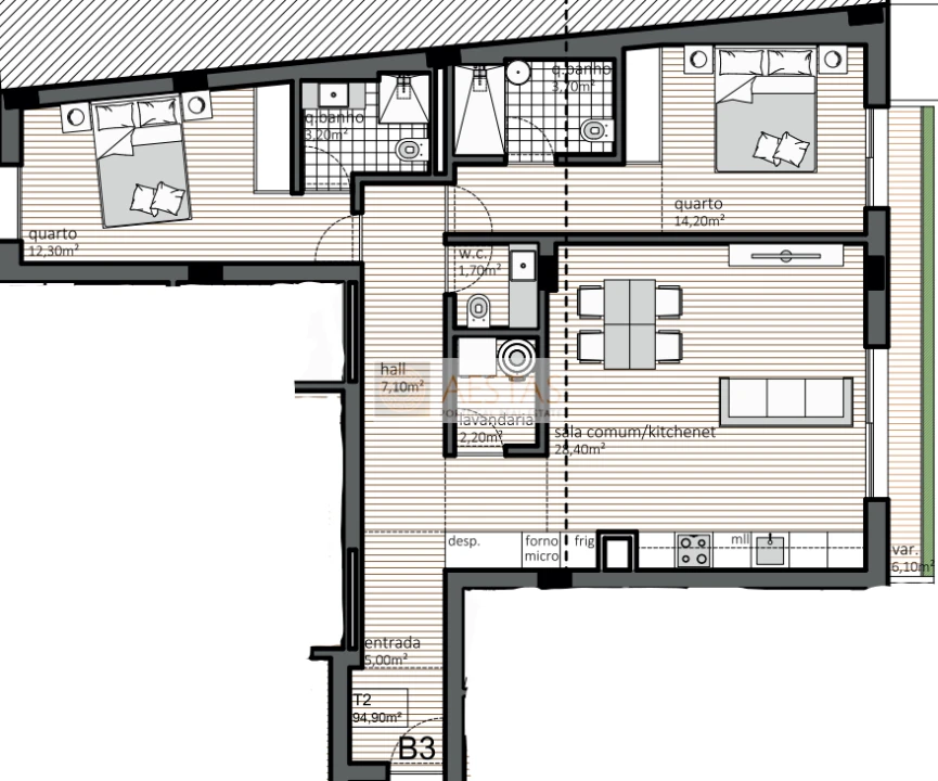 Apartamento T2 para Venda em Matosinhos e Leça da Palmeira Foto 11