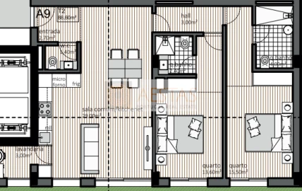 Apartamento T2 para Venda em Matosinhos e Leça da Palmeira