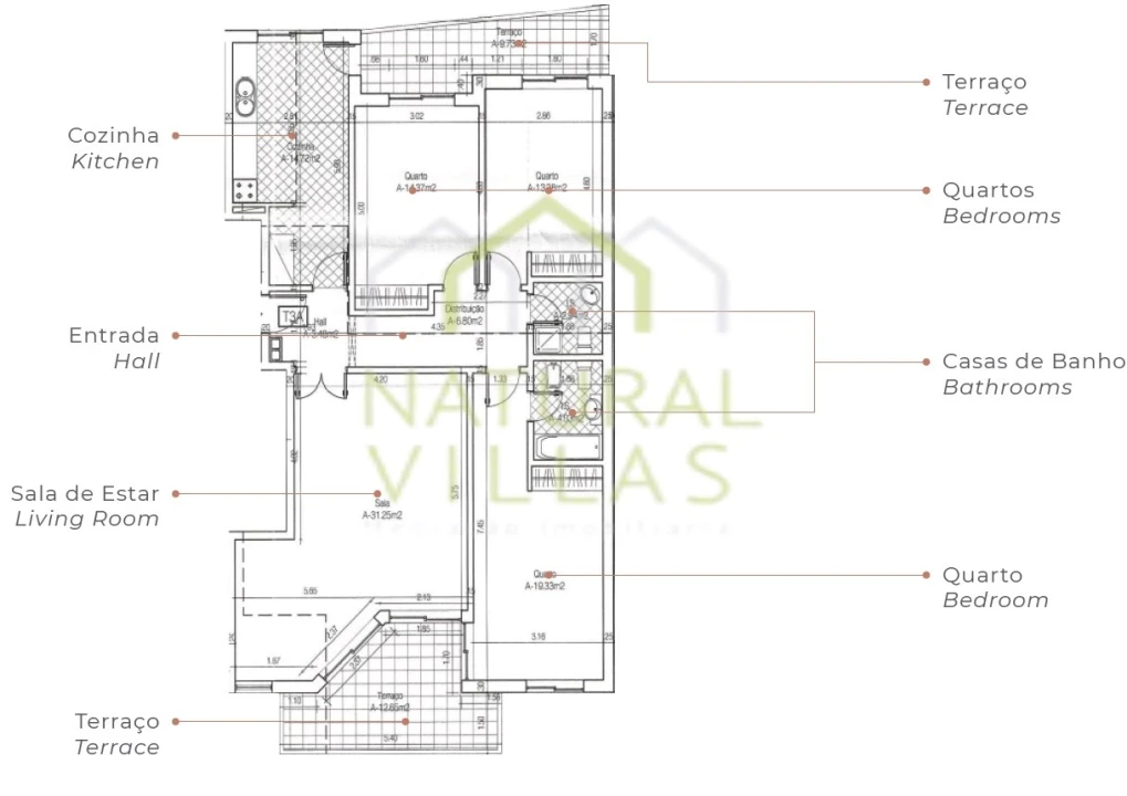 Apartamento T3 para Venda em Quelfes Foto 9
