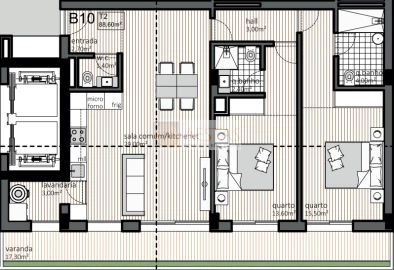 Apartamento T2 para Venda em Matosinhos e Leça da Palmeira