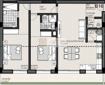 Apartamento T2 para Venda em Matosinhos e Leça da Palmeira