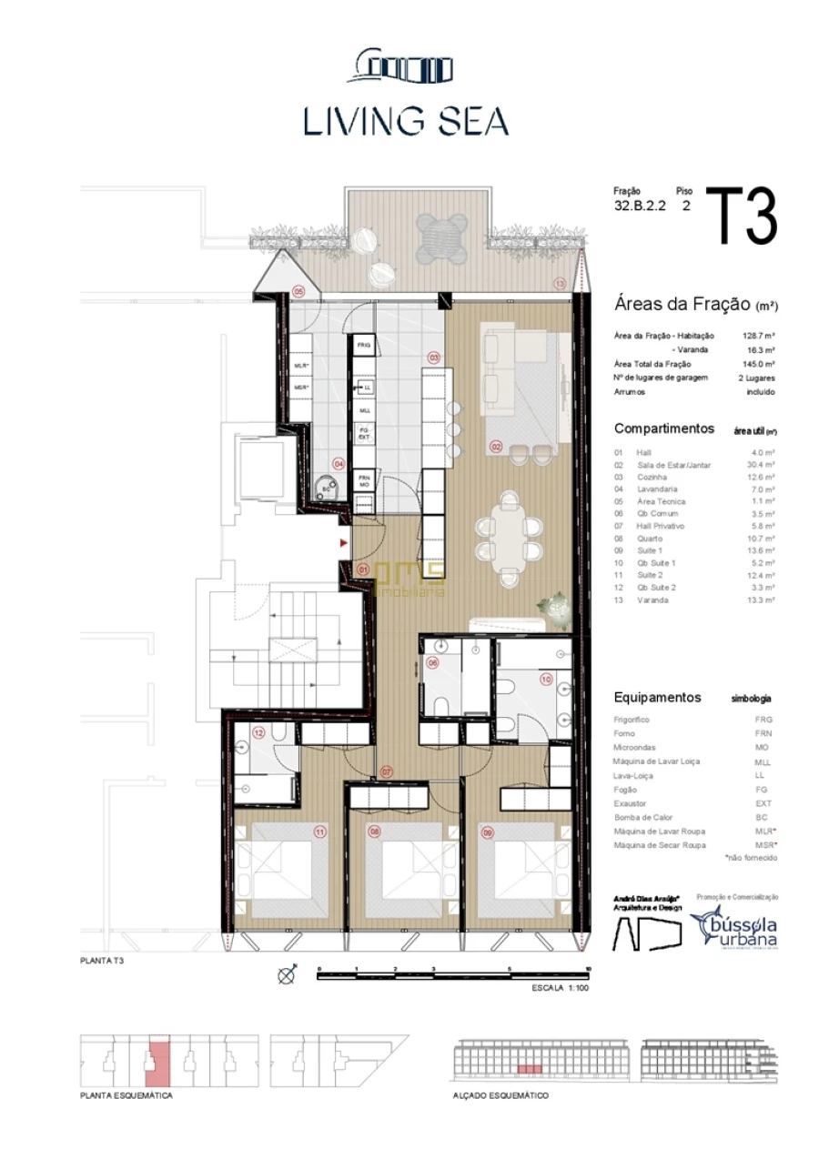 Apartamento T3 para Venda em Canidelo Foto 10
