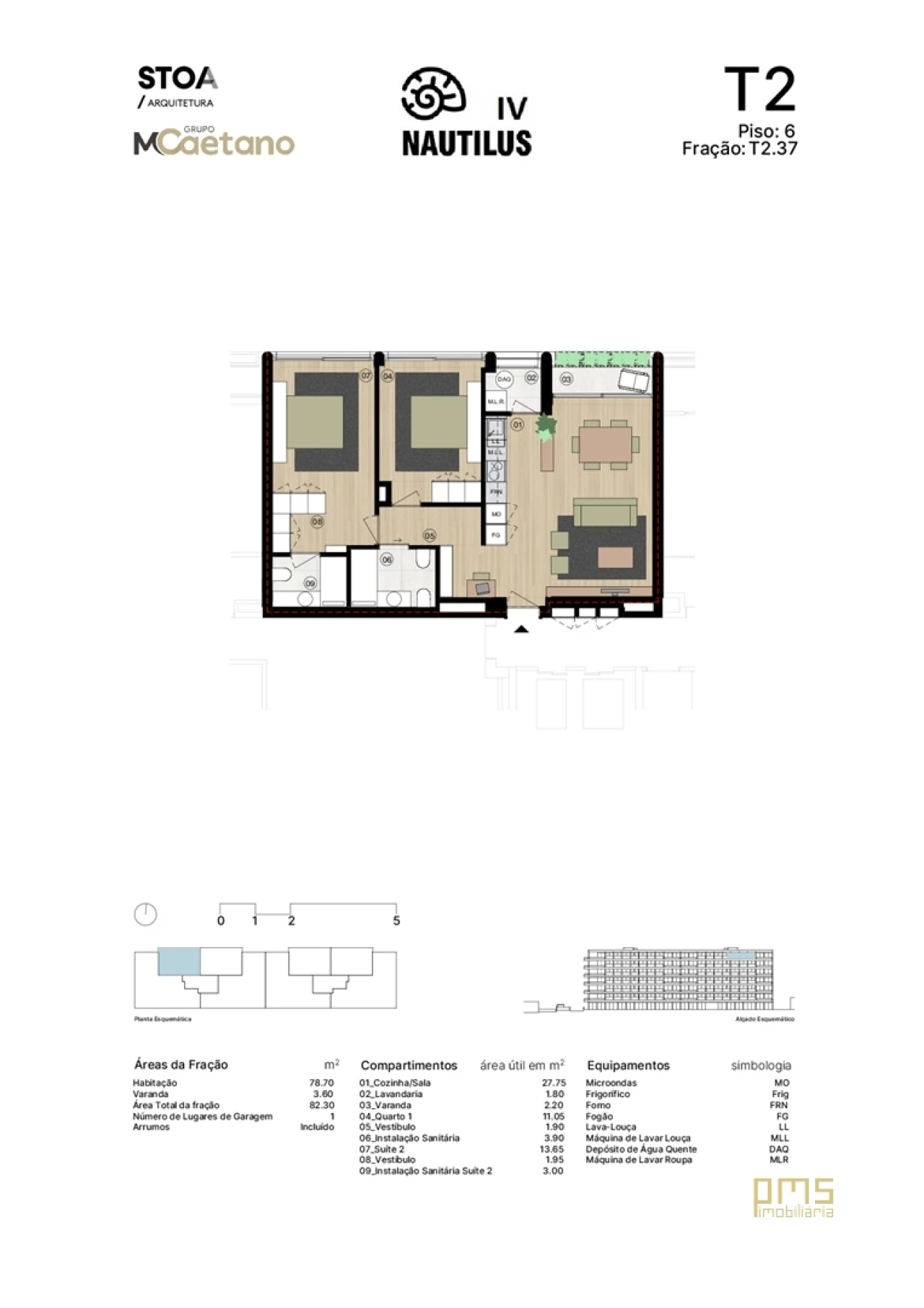 Apartamento T2 para Venda em Matosinhos e Leça da Palmeira Foto 22